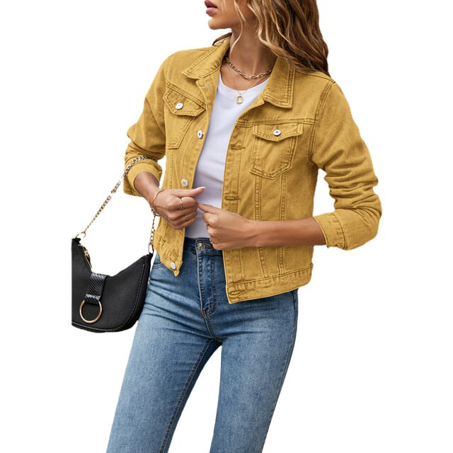 Casual Denim Jakke Damer | Stilfuld & Komfortabel