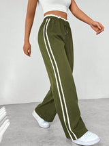 Women's Training Pants – Wide Pants with Double Side Stripe