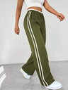 Women's Training Pants – Wide Pants with Double Side Stripe