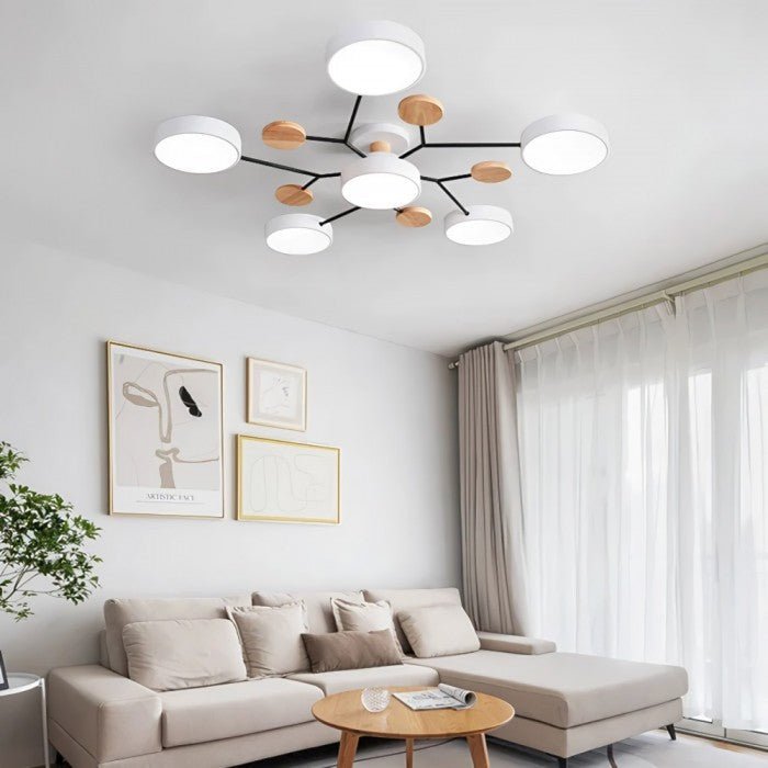 Skandinavisk LED Loftlampe - Moderne, Energibesparende og Bæredygtigt Design