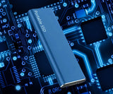 Bærbar SSD Ekstern Lager – Kompakt USB-drev til Laptop & PC