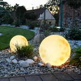 Atmospheric moon lamp for outdoor use – Decorative garden lighting