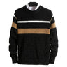 Stribet slim fit pullover til mænd