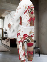 Unisex Jule Joggingdragt – Komfortabel Hoodie & Bukser Sæt