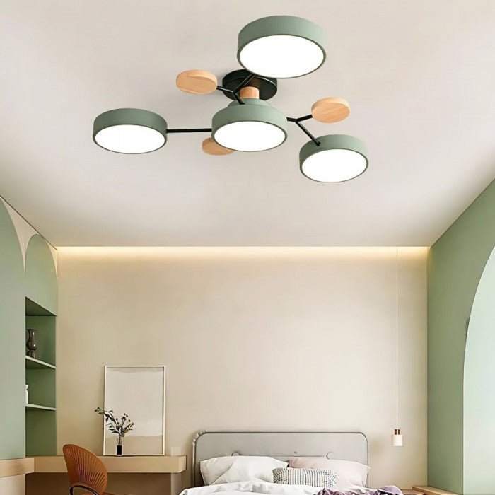 Skandinavisk LED Loftlampe - Moderne, Energibesparende og Bæredygtigt Design