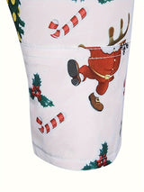 Herre Jule Skjorte – Lange Ærmer Festlig Xmas Skjorte