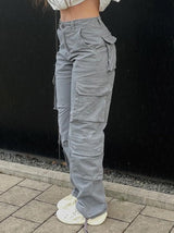 Dame Cargo Bukser – Komfortable Streetwear Bukser med Lomme Detaljer