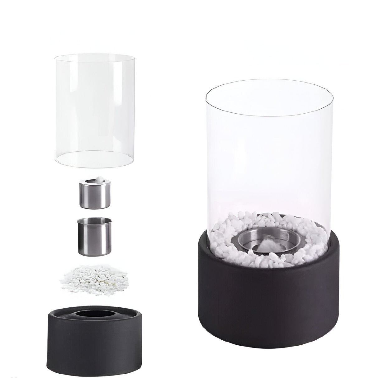 Bordpejs – Stilfuld Bærbar Stemningsvarmer til Indendørs & Udendørs Brug