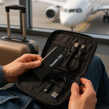 Bærbar SSD A01 – Ekstern Bærbar Lagerenhed med Aluminiumskabinet