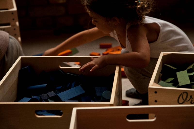 Træ Byggeklodser Sæt – Montessori Kreativt Stable- & Legesæt