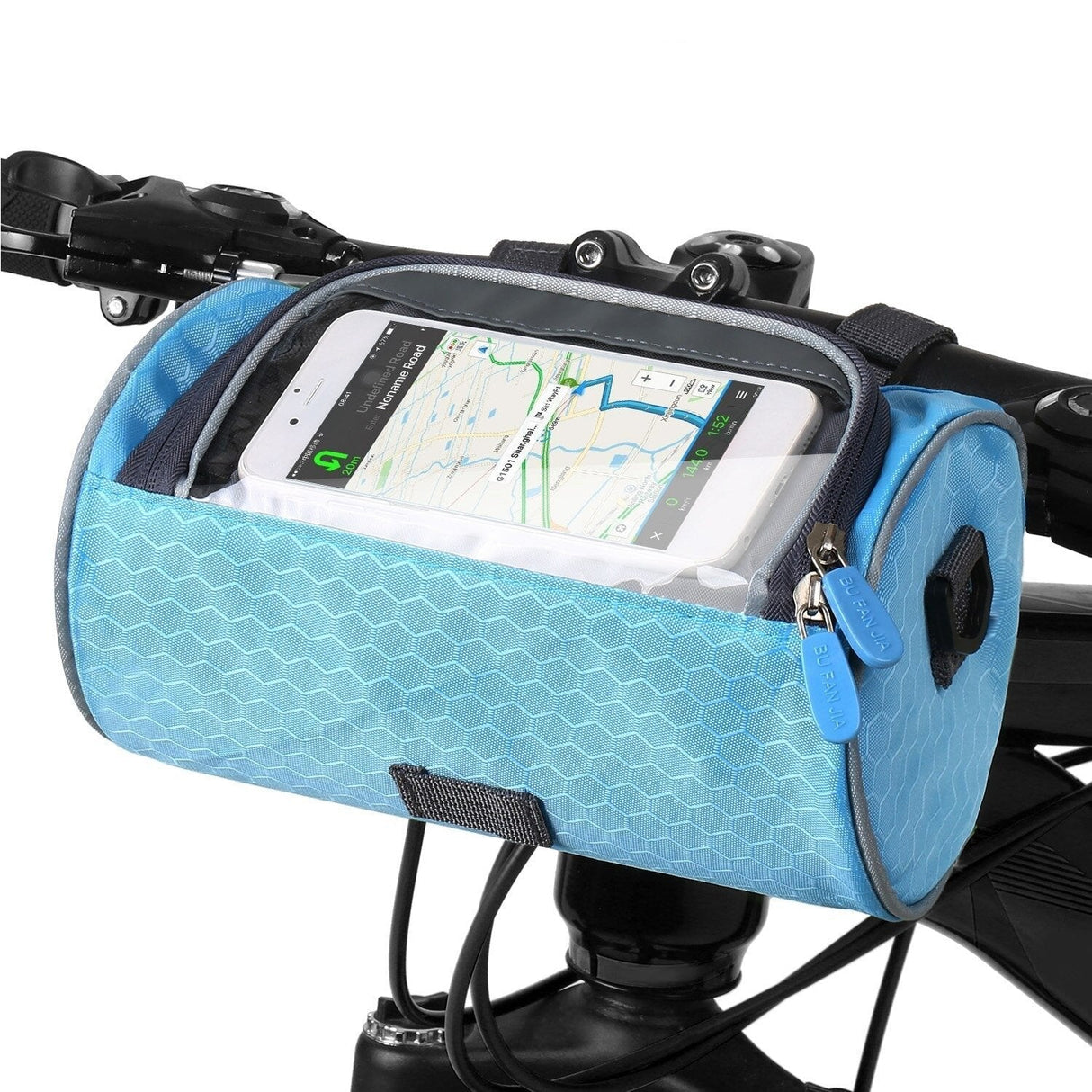 Vandtæt Cykeltaske med Touchscreen - Sikker og Multifunktionel til Enhver Cykel