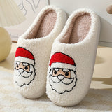 Christmas slippers for women – warm winter slippers with festive design