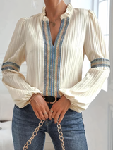 Stilfuld Elegant Bluse til Damer - Komfort og Kvalitet