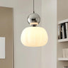 Elegant Hængelampe i Cremefarvet Art Deco Stil