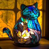 Kunstnerisk Bordlampe med Dyremotiver
