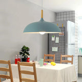 Moderne Skandinavisk Egetræ LED Loftlampe