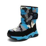 Children's winter boots – Warm camouflage snow boots with non-slip sole