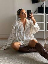 Oversized Bluse Damer - Trendy og Komfortabelt Design