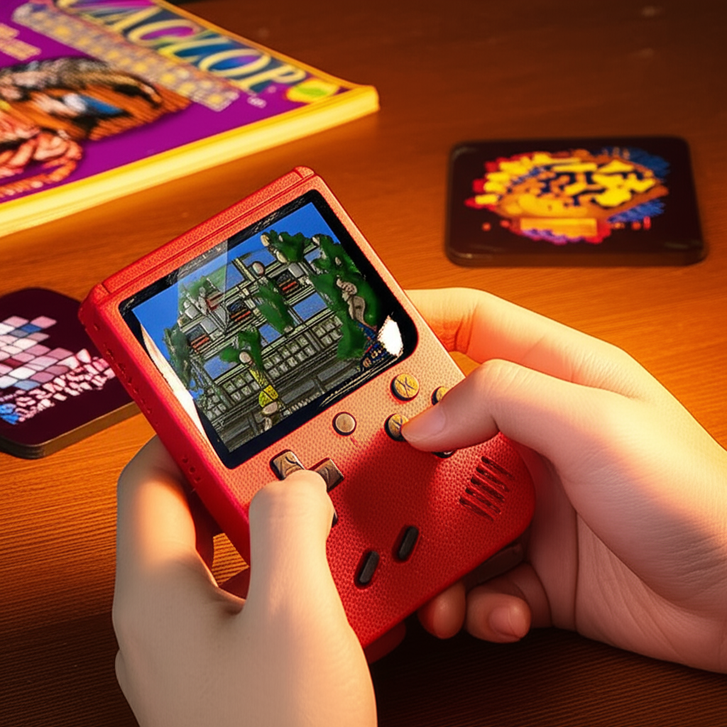 400-i-1 Retro Spilkonsol med Klassiske Spil