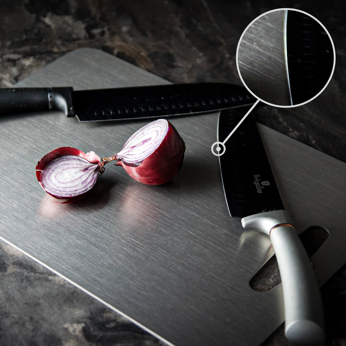 Titanium skærebræt – antibakteriel, BPA-fri og holdbar